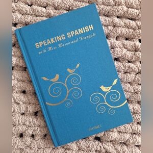 Blue and Gold 'Speaking Spanish' Kids Book